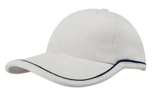 Headwear Bhc W/piping Crown & Peak X12 - 4047